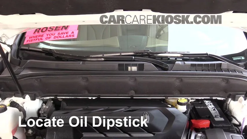 2016 Lincoln MKX Reserve 2.7L V6 Turbo Aceite Controlar nivel de aceite